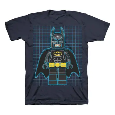 LEGO Batman Little Boys Graphic Tee Shirt (7 Iris Navy)