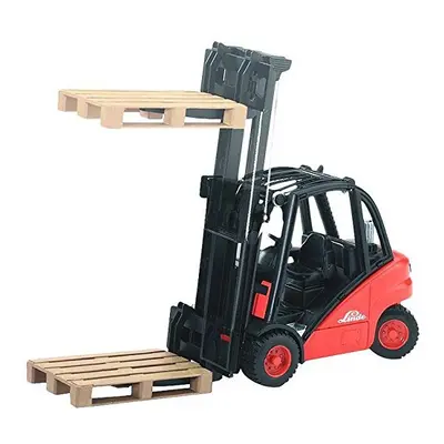 Bruder Linde H30D Forklift with Tow Coupling And Pallets