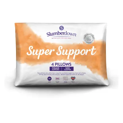 (Firm, Pack) Slumberdown Super Support Pillow UK Made