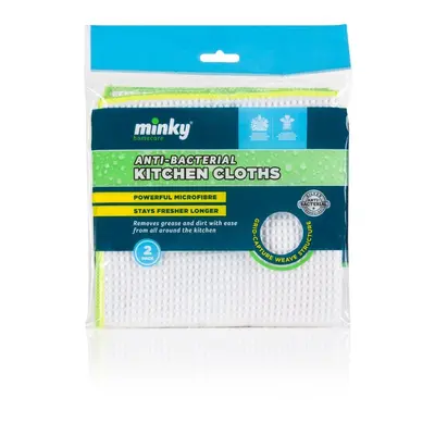 Minky Microfibre Kitchen Cloths Anti-Bacterial