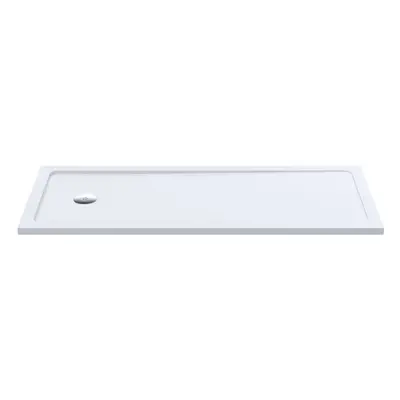 1700x700mm Slimline White Gloss Rectangular Shower Tray Bath Replacement