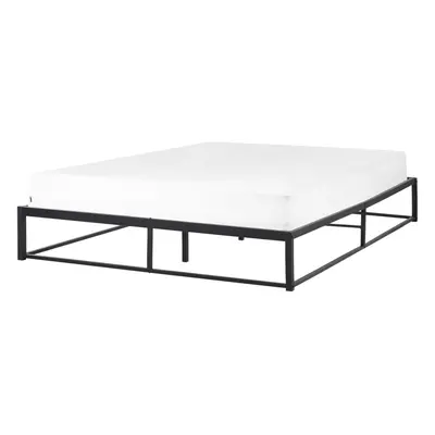 Bed VIRY x cm (EU King Size) Metal Black