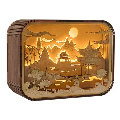 (Hangzhou West Lake, Plug-in model) Creative gifts home decoration desktop ornaments travel comm