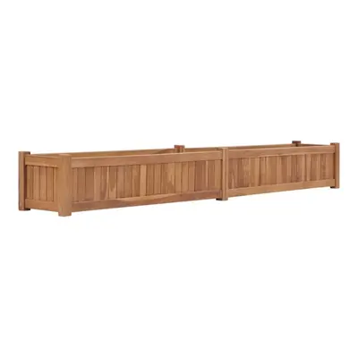 Raised Bed 200x30x25 cm Solid Teak Wood