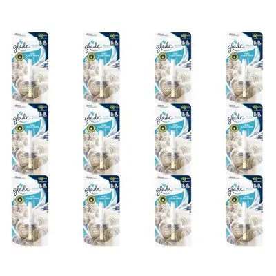 Glade Electric Scented Oil Refill, Plug In ml Refill, Clean Linen(6717) (Pack of 12)