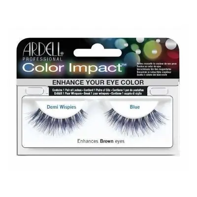 Ardell Color Impact Handmade False Lashes - Demi Wispies Blue - Invisible Band