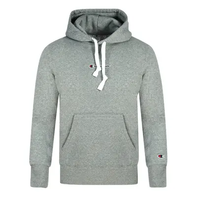 Champion Digital Print Logo Grey Hoodie