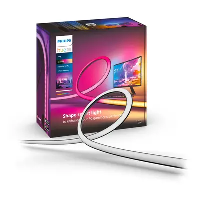 Philips Hue Play Gradient PC Lightstrip [for Inch Screens] LED Smart Lighting. Sync for Entertai