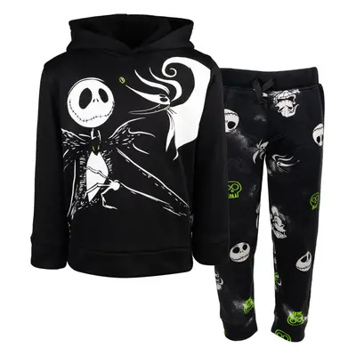 Disney Nightmare Before Christmas Jack Little Boys Fleece Hoodie & Pan