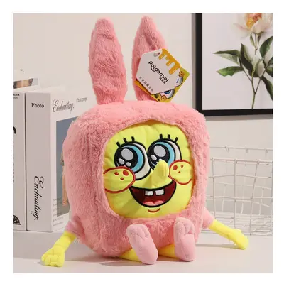 (30cm SpongeBob SquarePants Pink Rabbit) Spongebob Plush Toy Patrick Star Soft Stuffed Doll Chri