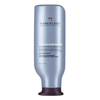 Strength Cure Blonde, Purple Conditioner, Restore & Tone for Brassy Blonde Hair, Vegan Formulas,