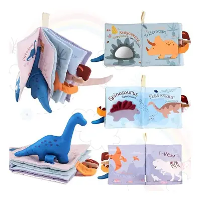 Richgv Soft Baby Books Toys 0-6-12 Months, Sensory Toy for Babies with Mirror, Crinkle Paper, Ma