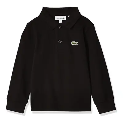 Lacoste boys Lacoste Boy Long Sleeve Classic Solid Pique Polo Shirt Black US