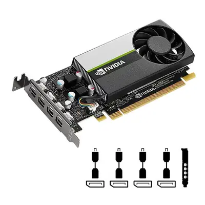 NVIDIA T1000 - Graphics card - T1000 - GB GDDR6 - PCIe 3.0 x16 - x Mini DisplayPort - for ThinkS