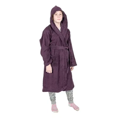 (Grape, Years) Kids Hooded Egyptian Cotton Bathrobe