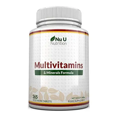 Multivitamins & Minerals Formula | Tablets (Up to Year Supply) | Multivitamins with Iron and Min