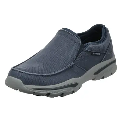 Skechers Mens creston Moseco casual Life Style Slip On Loafer Navy