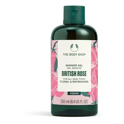 The Body Shop British Rose Petal Soft Shower Gel, 8.4 fl. oz.