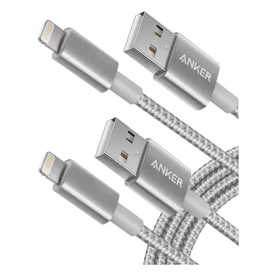 iPhone Charger Cable, [2-Pack] 6ft Lightning Cable, Premium Nylon USB-A to Lightning Cable, MFi 