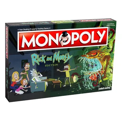 Official Rick And Morty Monopoly Board Game