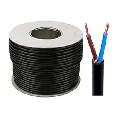 1.0mm CORE FLEXIBLE CABLE 3182Y BLACK (50M)