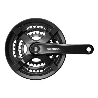 Shimano Tourney FC-TY501 Crankset - 175mm 6/7/8-Speed 48/38/28t Riv