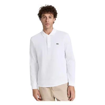 Lacoste mens Classic Long Sleeve Pique Polo Shirt White X-Small US