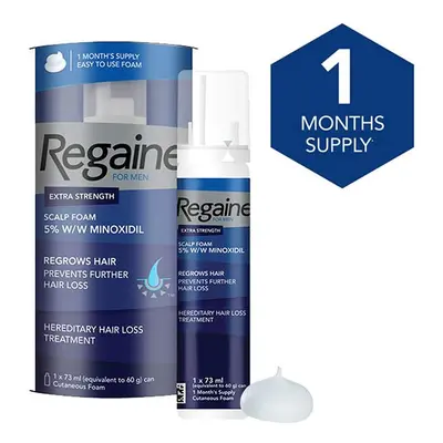 Regaine Extra Strength Scalp Foam for Men 73ml (1 month)