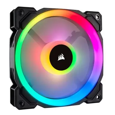 Corsair LL120 12cm PWM RGB Case Fan, LED RGB Dual Light Loop, Hydraulic Bearing