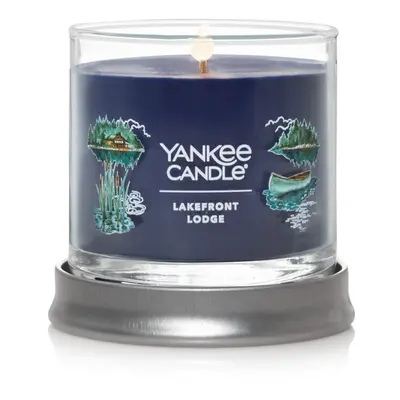 Yankee Candle Lakefront Lodge Scented Signature 4.3oz Small Tumbler Single Wick Candle Over Hour