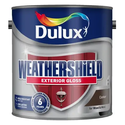 Dulux Weathershield Exterior Gloss 2.5L Conker