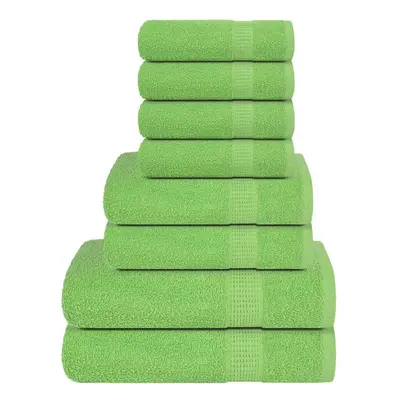 (green) vidaXL Towel Set Piece Tea Towel Hand Towel Wash Towel gsm 100% Cotton