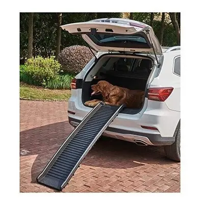 Foldable Ramps, Portable Pet Ramp with Non-slip, Easy-Fold Lightweight