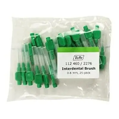 TePe 0.8 mm Size Interdental Brush, Green- Pack of