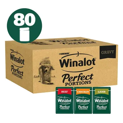 WINALOT Dog Food Mixed in Gravy Pouches x Grams Balanced Pet Food