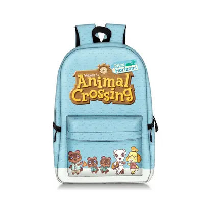 (11) Animal Crossing Backpack Cosplay Printed Schoolbag Shopping Bags Travel Outdoor