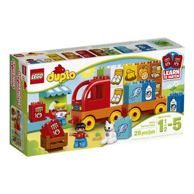 LEGO DUPLO My First Truck Preschool Pre-Kindergarten Large Building Block Toys for Toddlers