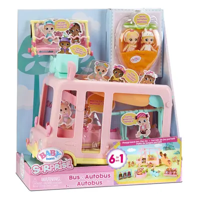 Baby Born Surprise Mini Babies Bus Pink