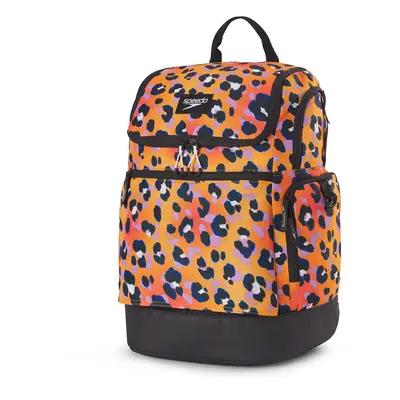 Speedo Large Teamster Backpack 35-Liter Cheetah Orange Pop 2.0 One