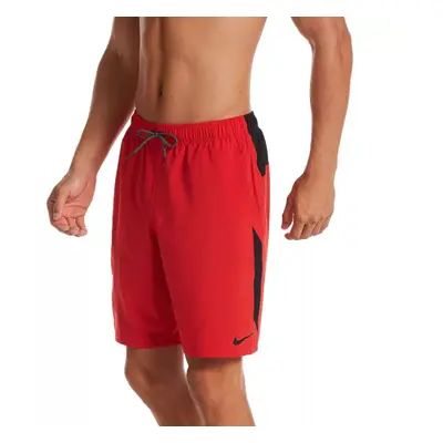 Nike Mens 9"" Contend Volley Shorts University Red/Black Medium