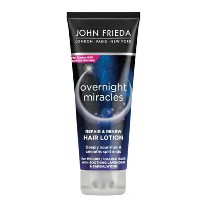 John Frieda Overnight Miracles Repair & Renew Leave In Lotion Hair Mask 100ml