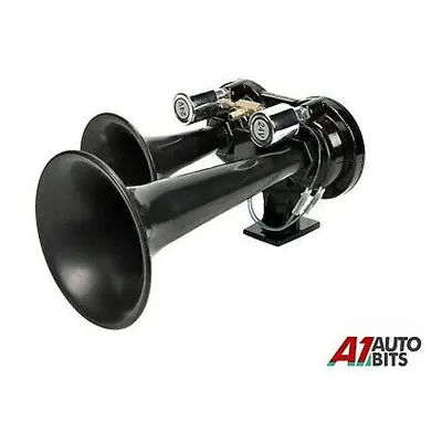 Diesel Train Air Horn Truck TGV Original 24v Twin Black Trumpet Volt 170db