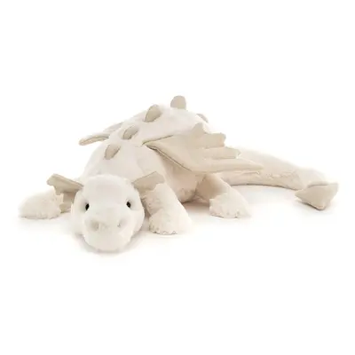 Jellycat Snow Dragon Stuffed Animal Medium