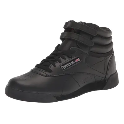 Reebok Girls Freestyle Hi Sneaker Core Black/Pure Grey Little Kid