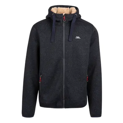 (L, Navy Marl) Trespass Mens Fleece Hoodie Full Zip Tableypipe