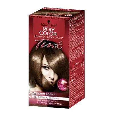 Schwarzkopf Poly Tint Colour, Warm Brown Number - Pack of