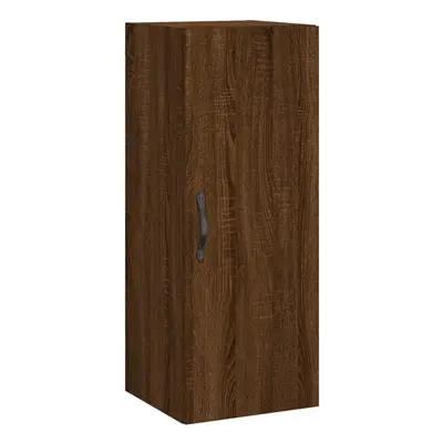 (brown oak) vidaXL Wall Mounted Cabinet Storage Cabinet Wall Cupboard Engineered Wood