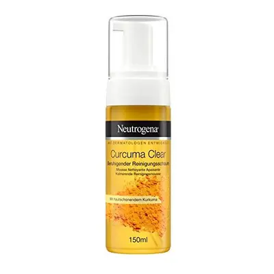 Neutrogena Curcuma Clear Facial Cleansing, Soothing Cleansing Foam, Makeup Remover, ml