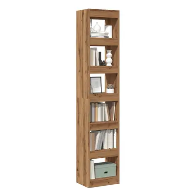 vidaXL Book Cabinet/Room Divider Artisan Oak 40x30x198 cm