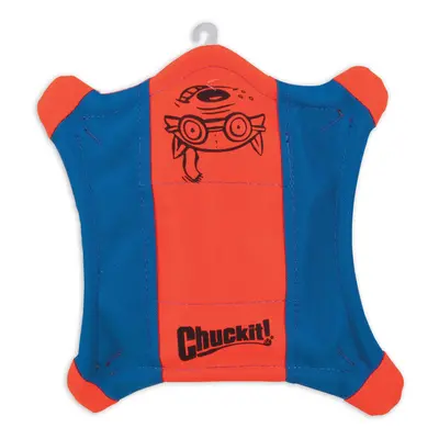 Chuckit Flying Squirrel Fetch Dog Toy Size Large (11"" Diameter) Ora